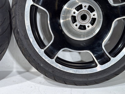 2010 Harley Street Glide Touring FLHX OEM Front & Rear Wheel Rim Tire