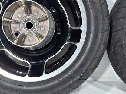 2010 Harley Street Glide Touring FLHX OEM Front & Rear Wheel Rim Tire