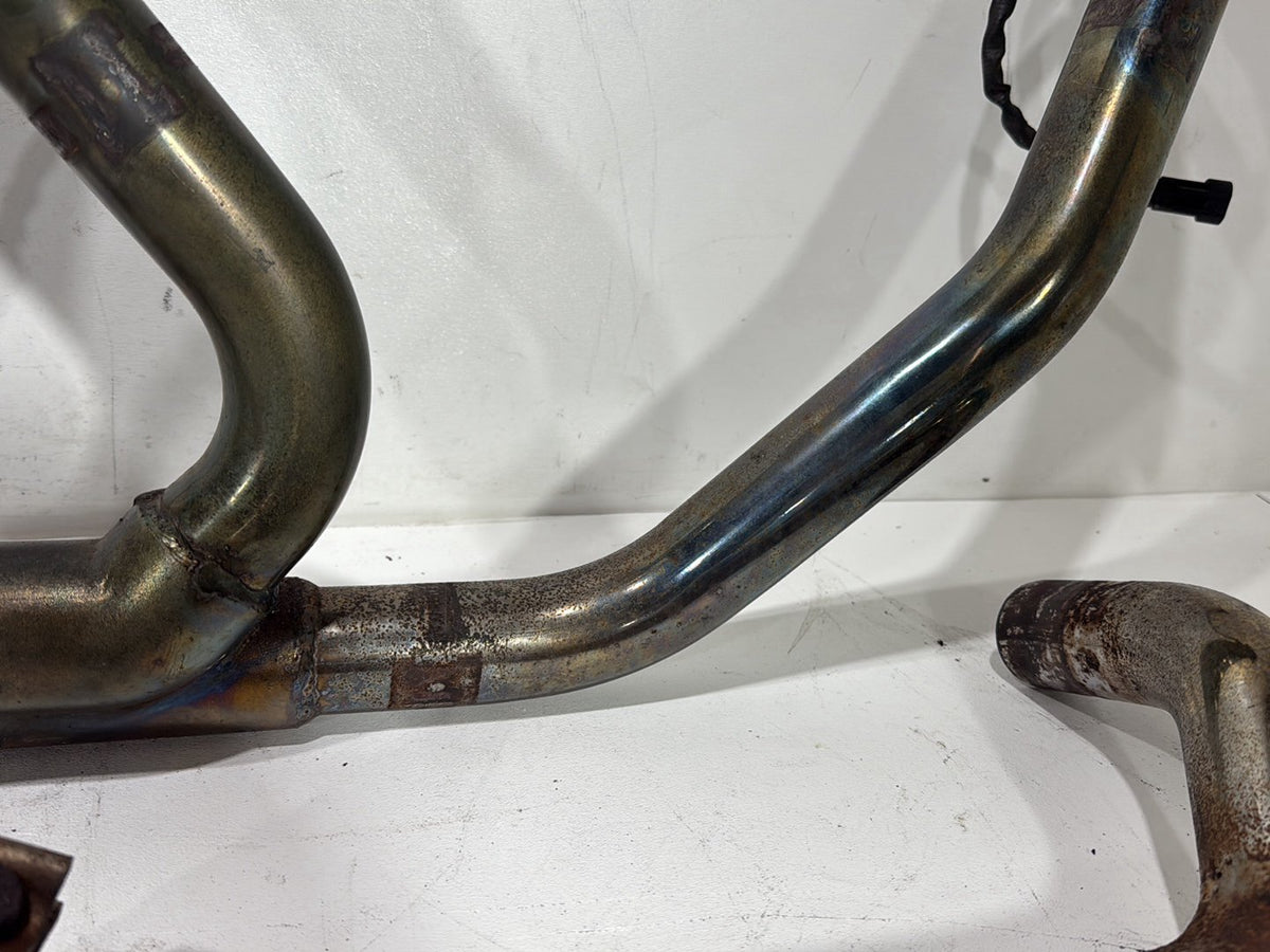 2009 Harley Road King Touring Police OEM Exhaust Header Pipes Muffler