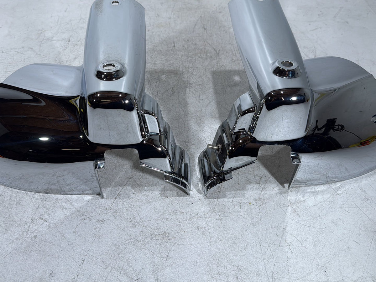 2005 Harley Road King Touring Police OEM Left & Right Headlamp Nacelle Covers