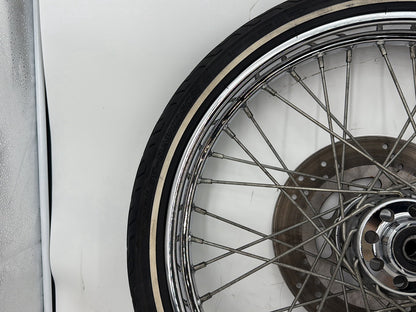 1997 Harley Softail Heritage Classic OEM Front Wheel Rim Tire Spoked MH90-21 21"