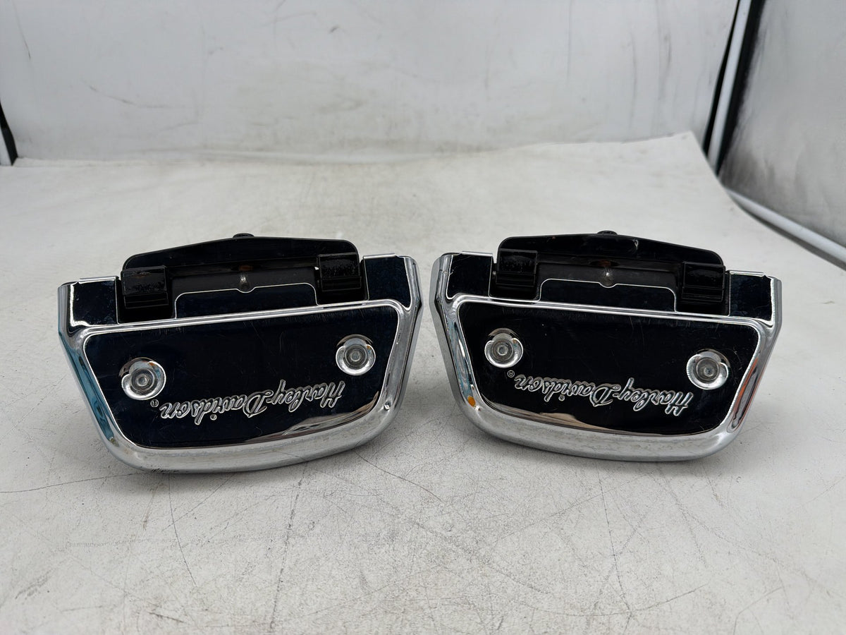 13 Harley Electra Glide Touring OEM Left & Right Passenger Floorboard Foot Rest