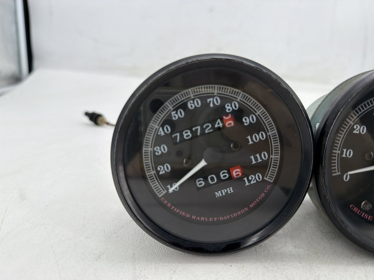 1996 Harley Electra Glide Touring OEM Air Oil Volt Fuel Tacho Speedo Gauges 78K