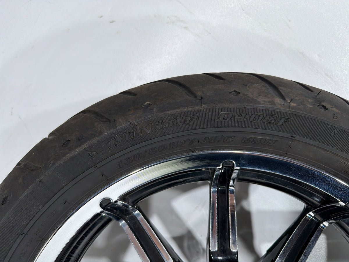 2015 Harley Electra Glide Touring Ultra Front & Rear Wheel Rim Tire ABS 16" 17"