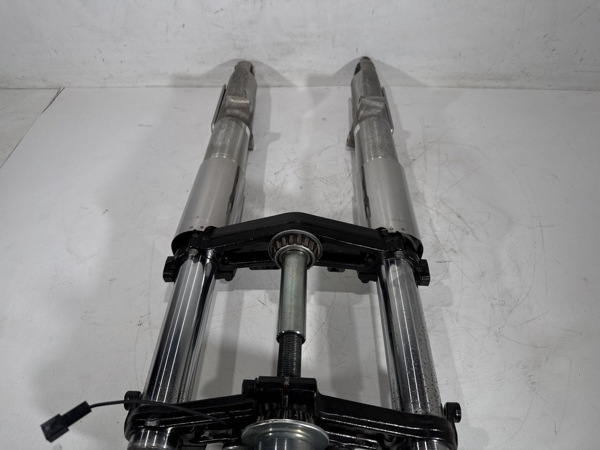14 Harley Electra Touring Ultra Front Triple Tree Set & LH RH Fork Legs Sliders