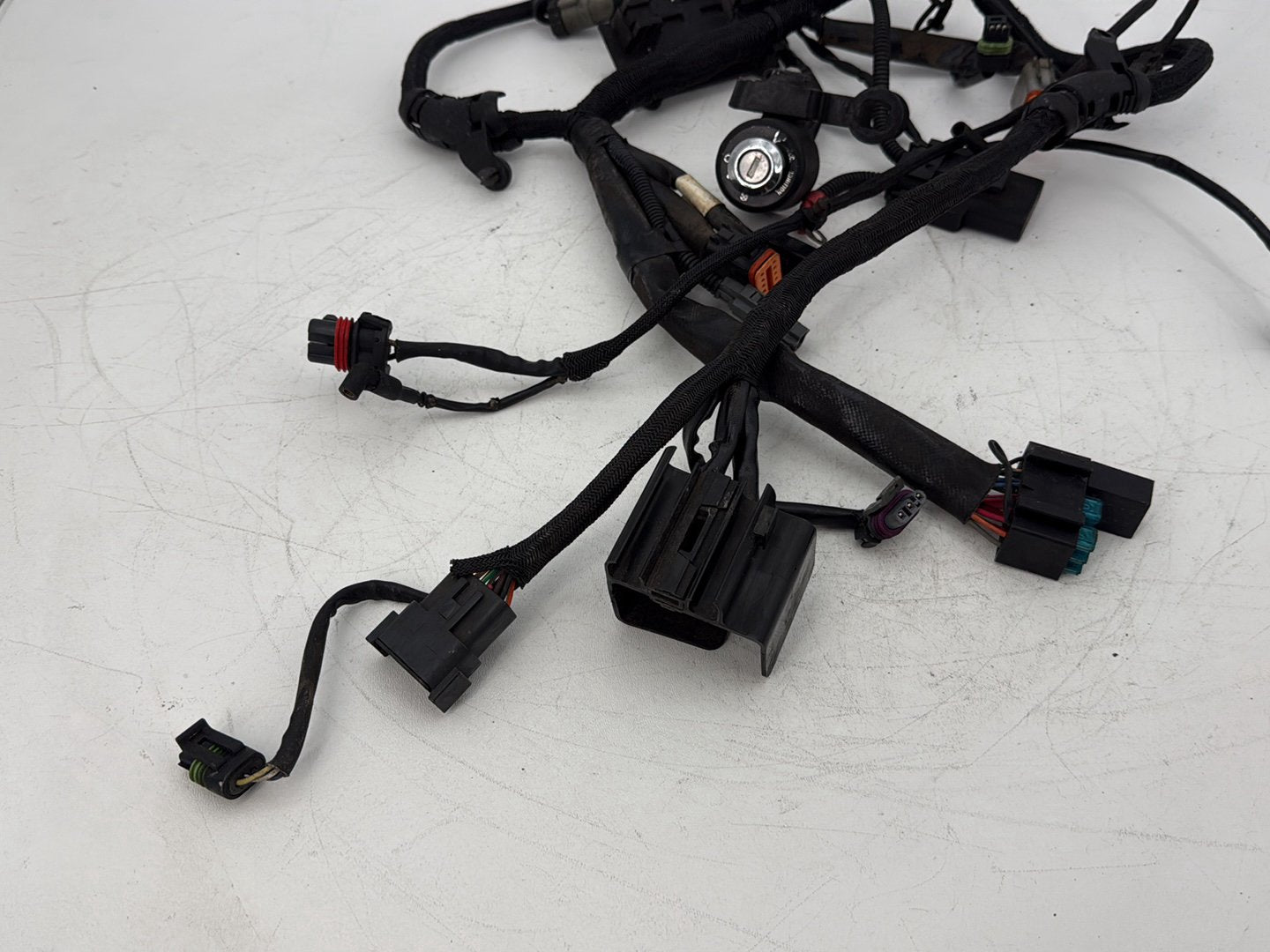 2005 Harley Sportster XL883C 883 Custom OEM Main Wire Wiring Harness Ignition Switch NOKey
