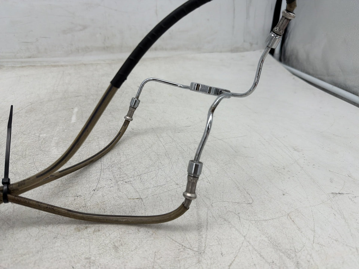 2004 Harley Electra Glide CVO Screamin Eagle OEM Front Brake Hose Line Pipe