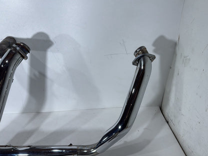 2004 Harley Touring FLHT Electra Glide OEM Exhaust Header Pipes Muffler Vance & Hines