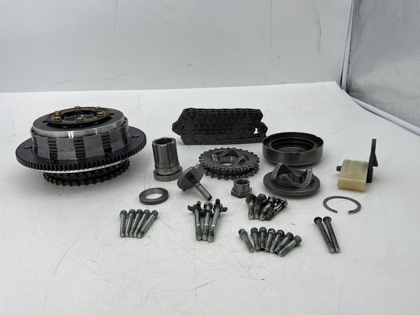 2002 Harley Dyna FXD Super Glide OEM Clutch Basket Chain Tensioner Kit