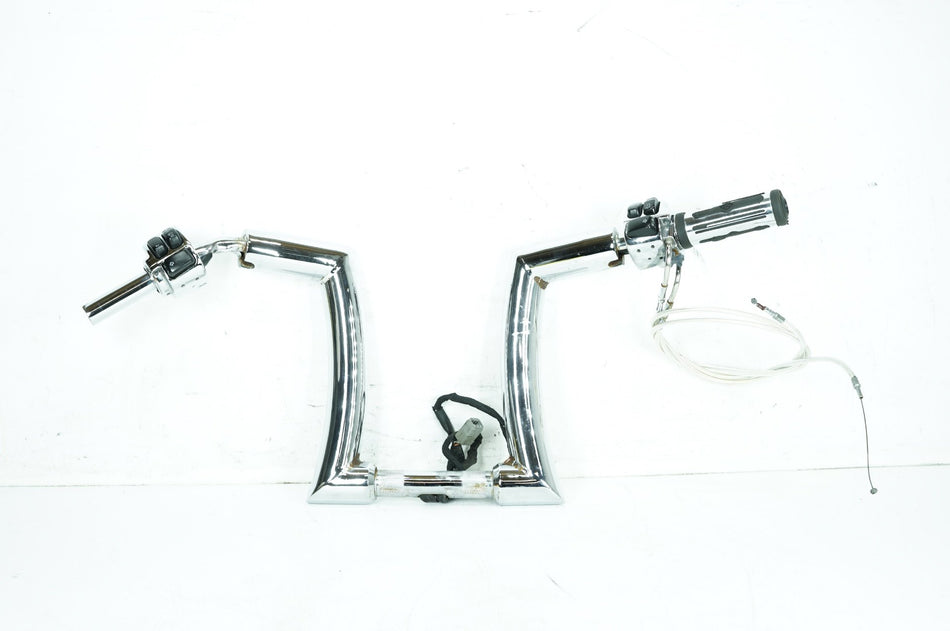2001 Harley Softail FLSTF Fat Boy OEM Handlebars Left Right Switches Controls