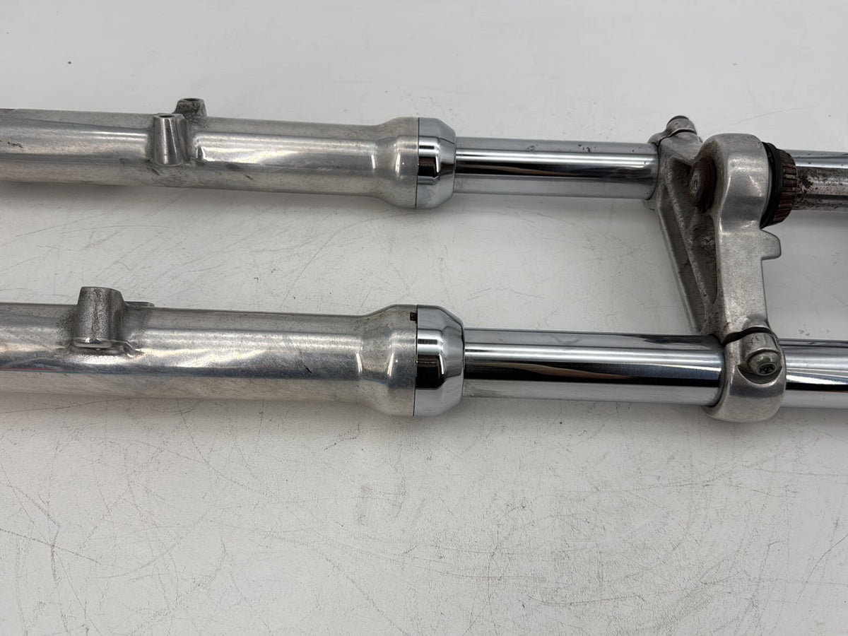 2005 Harley Sportster XL883C 883 Front Triple Tree Set &amp; LH RH Fork Legs Sliders