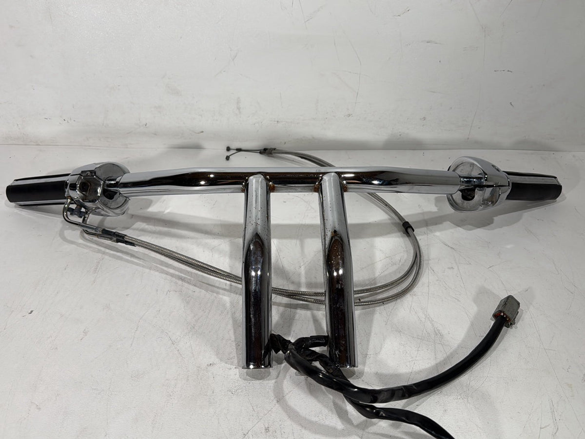 2000 Harley Dyna FXDWG Wide Glide OEM Handlebars Left Right Switches Controls