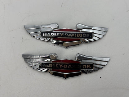 2008 Harley Softail Deluxe FLSTN OEM Fuel Tank Badges Trim Logo Sticker