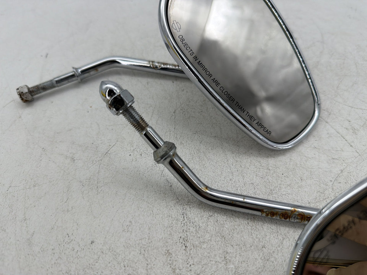 2002 Harley Heritage Softail Classic FLSTC OEM Left Right Rear View Mirror