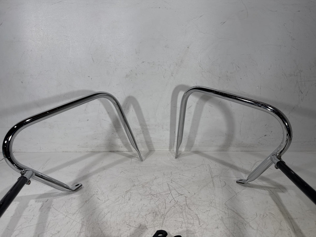 12 Harley Electra Glide Touring OEM Rear Left Right Saddlebag Guard Rails Bar