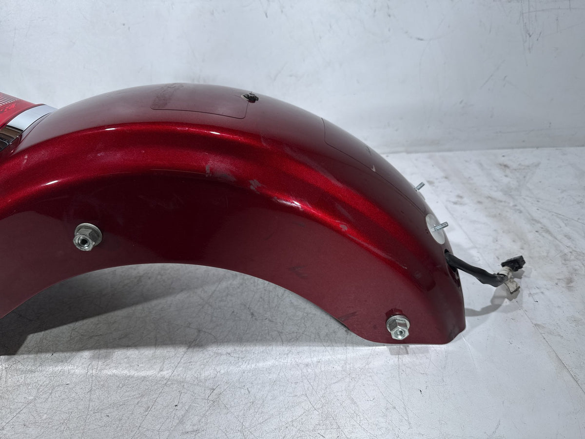 2009 Harley Electra Glide Touring CVO Eagle Rear Wheel Fender & Turn Signals Bar