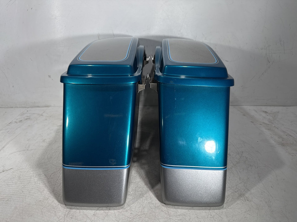 1995 Harley Electra Glide Touring FLHT OEM Left Right Saddlebags Luggage NOKey