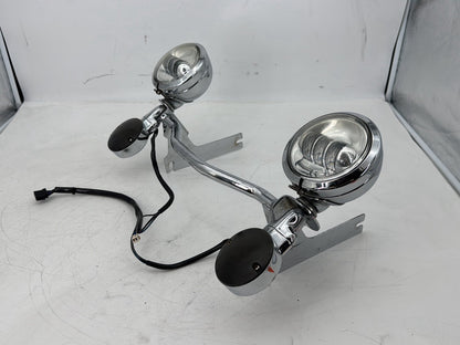 1999 - 2006 Harley-Davidson Touring Electra Glide Classic Front Turn Signal Indicators Aux Light Bar 68712-94A