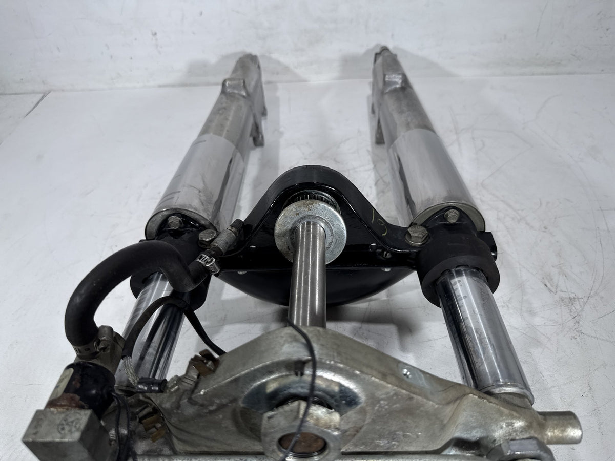 93 Harley Electra Touring Sport Front Triple Tree Set & LH RH Fork Legs Sliders
