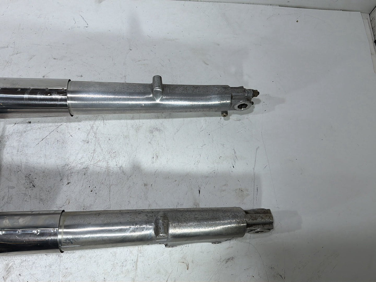 94 Harley Electra Glide Touring Front Triple Tree Set & LH RH Fork Legs Sliders
