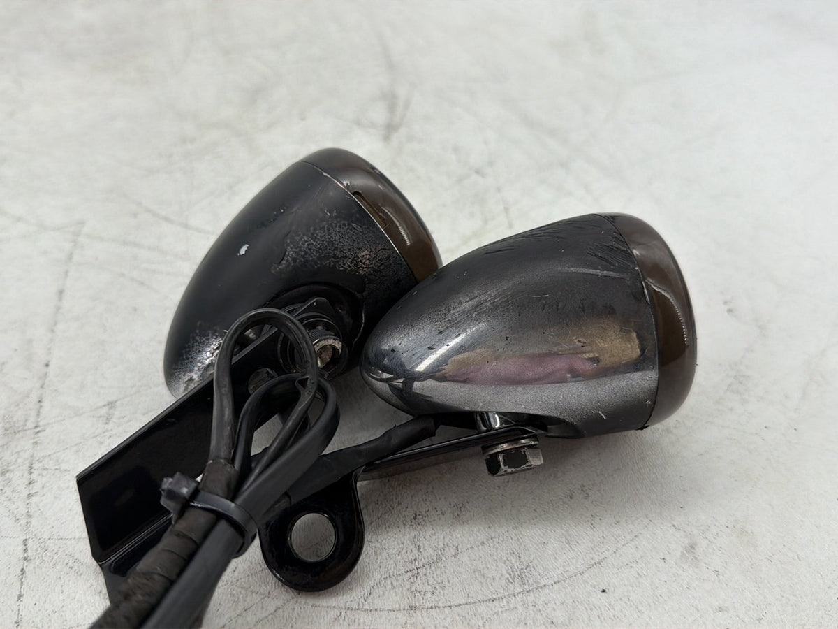 2009 Harley Dyna Street Bob FXDB OEM Rear Left & Right Turn Signals