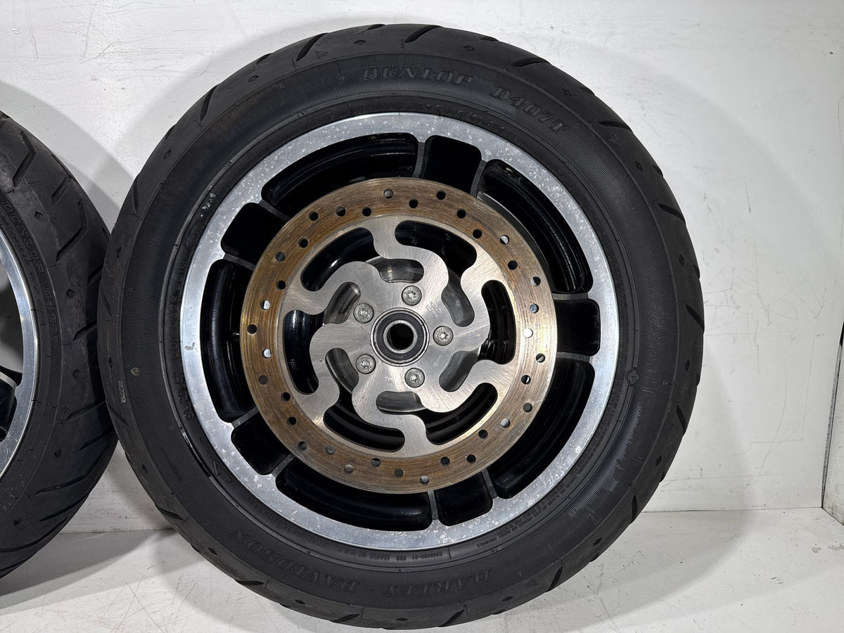2012 Harley Street Glide Touring FLHX OEM Front & Rear Wheel Rim Tire 17" 16"