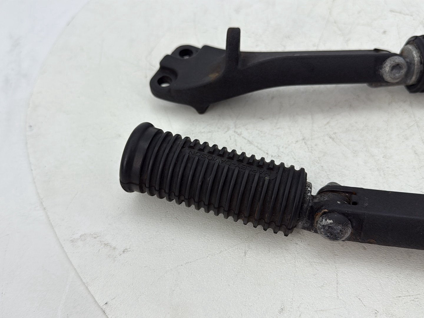 2012 Harley Dyna Fat Bob FXDF 103 OEM Passenger Left & Right Foot Pegs