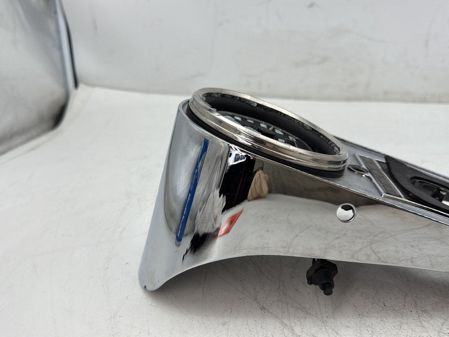 1997 Harley Softail Fat Boy Fuel Tank Dash Console Speedometer NOKey BROKEN 69K