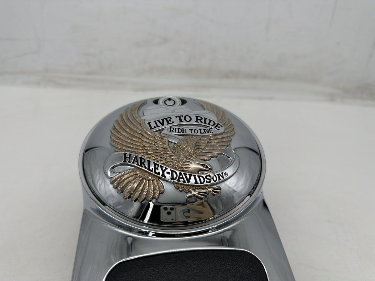 2012 Harley Electra Glide Touring Ultra OEM Fuel Gas Tank Dash Console NOKey