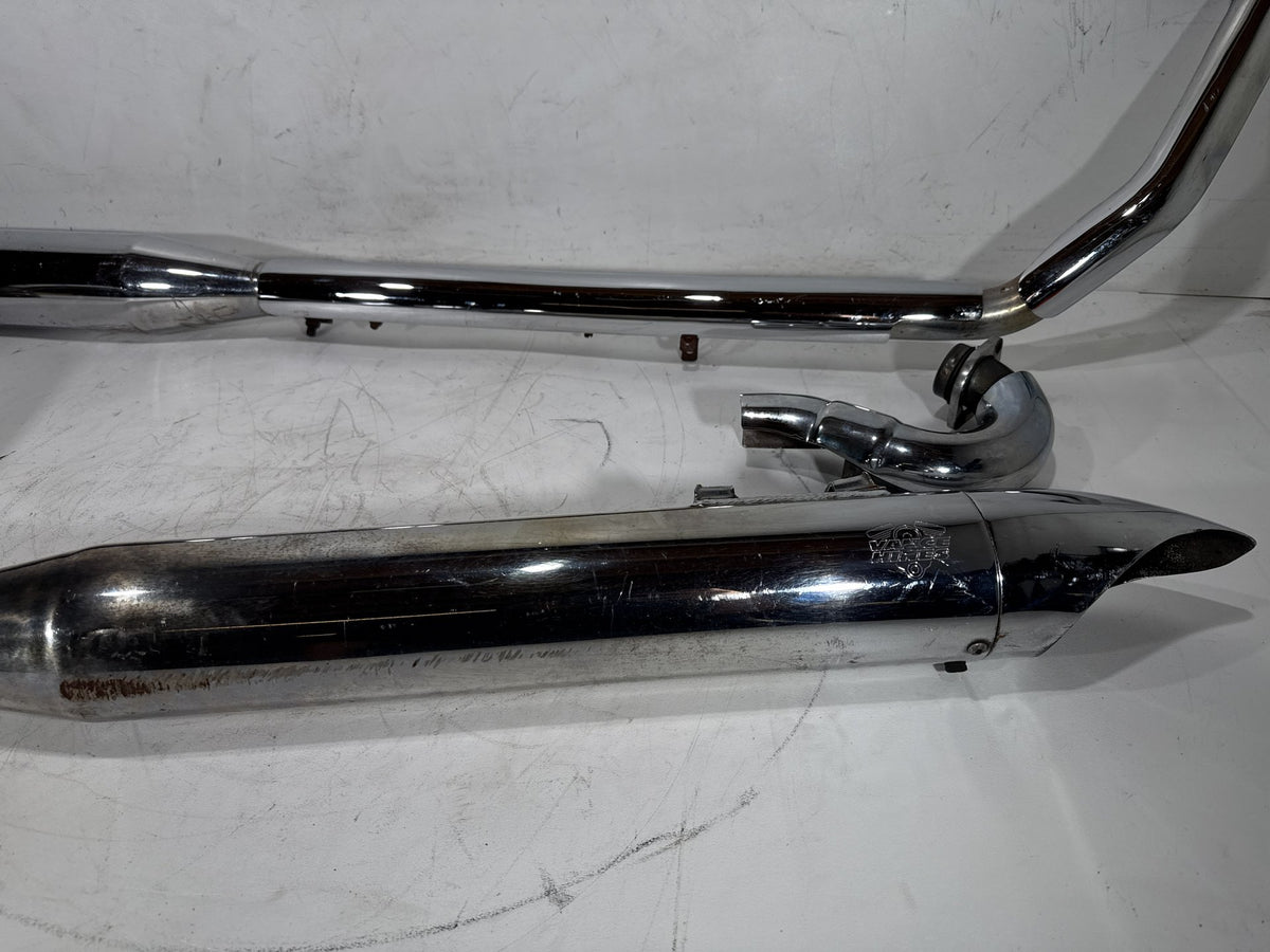 06 Harley Road King Touring Custom Exhaust Header Pipes Vance & Hines Scratched