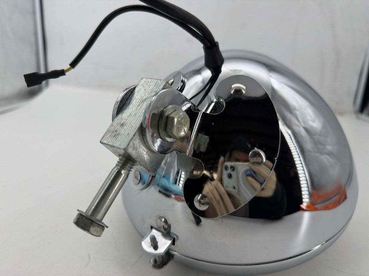 2009 Harley Dyna Street Bob FXDB OEM Headlight Headlamp Head Light Halogen