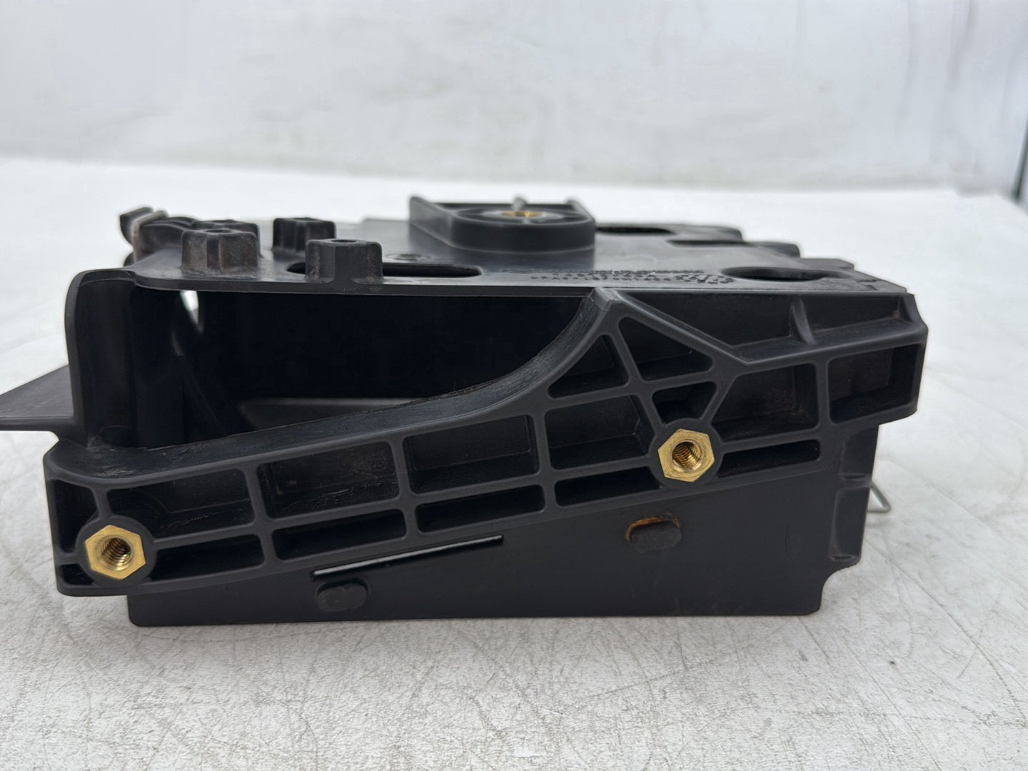 2010 Harley Dyna Fat Bob FXDF OEM Battery Tray Bracket Holder Carrier