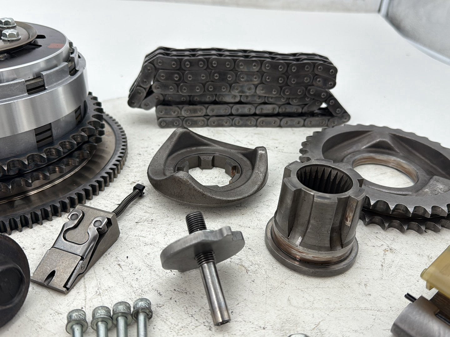 2008 Harley Softail Deluxe FLSTN OEM Clutch Basket Chain Tensioner Kit
