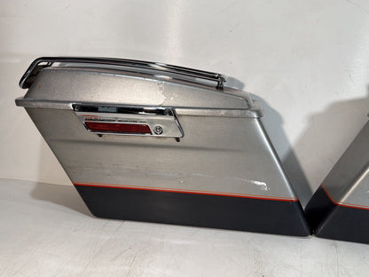 1984 - 1998 Harley-Davidson Touring Electra Glide Classic Left Right Saddlebags Luggage NOKey 90752-93