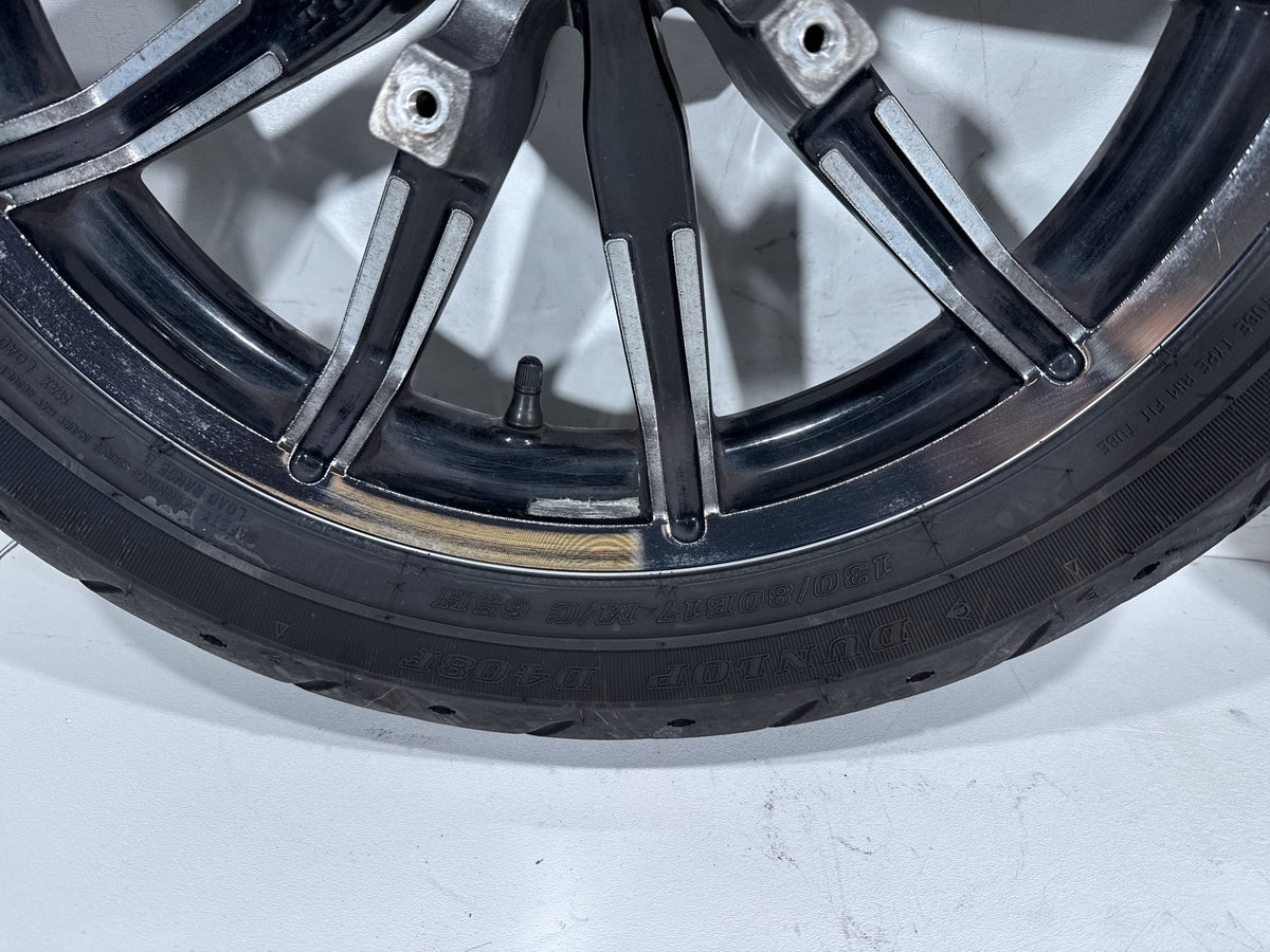 2014 Harley Electra Glide Touring OEM Front & Rear Wheel Rim Tire ABS 16" 17"