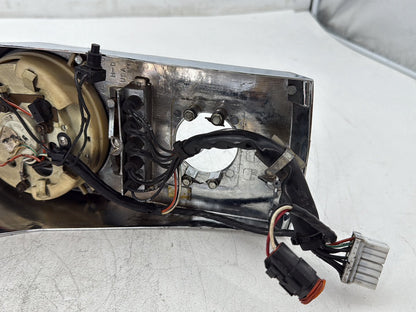 1997 Harley Softail Fat Boy Fuel Tank Dash Console Speedometer NOKey BROKEN 69K