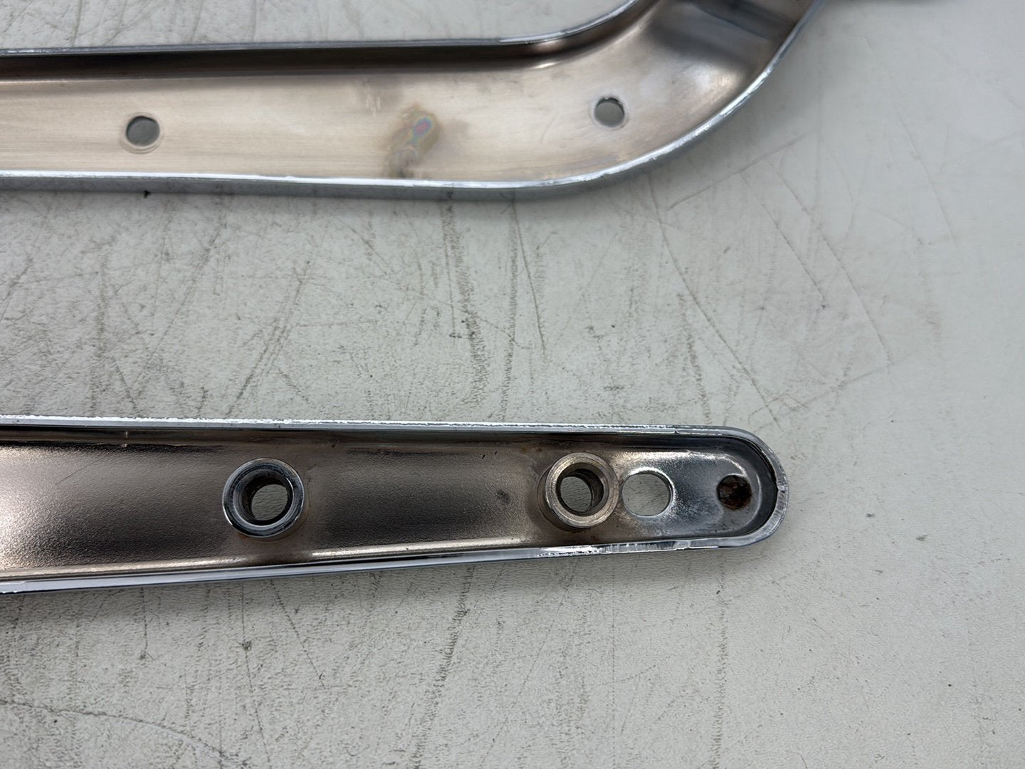 2000 Harley Softail FLSTC Heritage Classic OEM Left Right Saddlebag Fender Struts Brackets