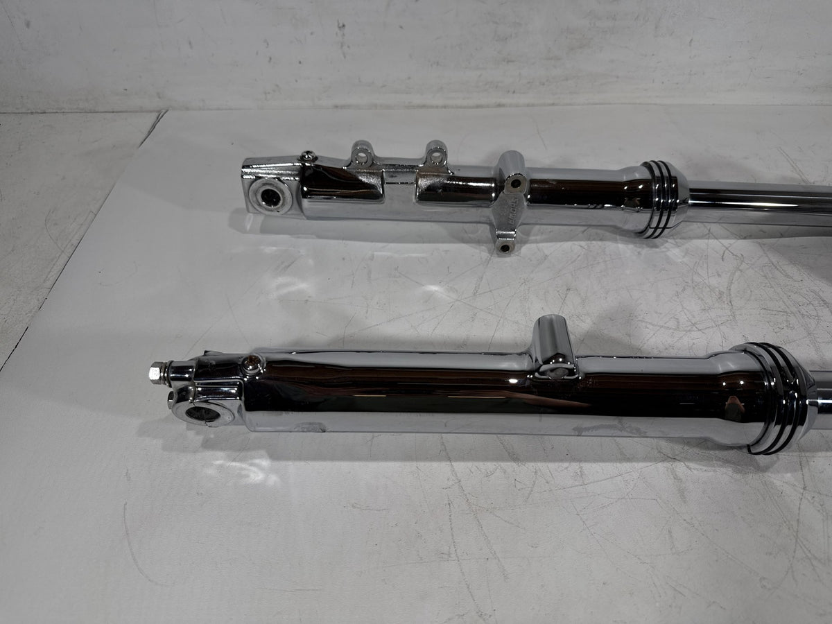 2001 Harley Softail Standard OEM Front Triple Tree Set & LH RH Fork Legs Sliders