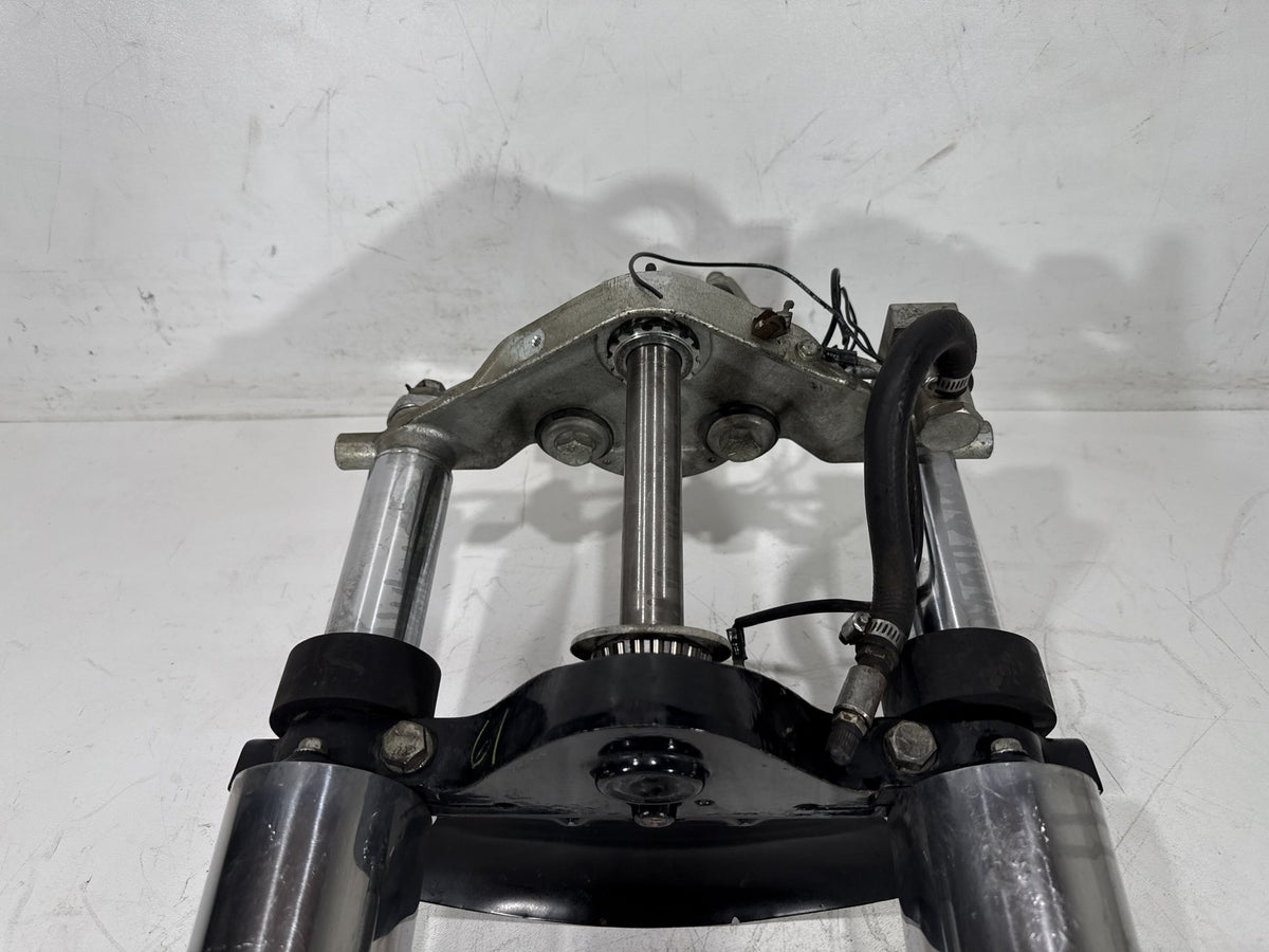 93 Harley Electra Touring Sport Front Triple Tree Set & LH RH Fork Legs Sliders