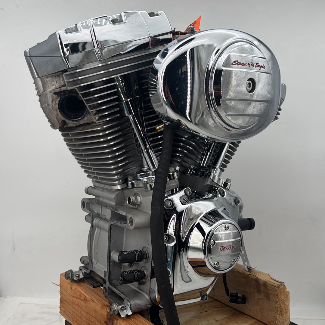 02 Harley Touring Screamin Eagle Road King Twin Cam 95 1550 cc Engine Motor 58K