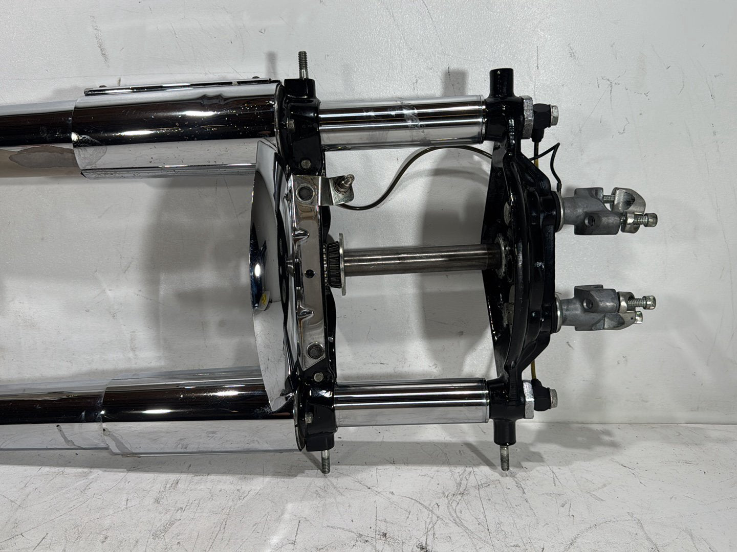 1996 Harley Road King Touring Police FLHPI OEM Front Triple Tree Set & LH RH Fork Legs Sliders