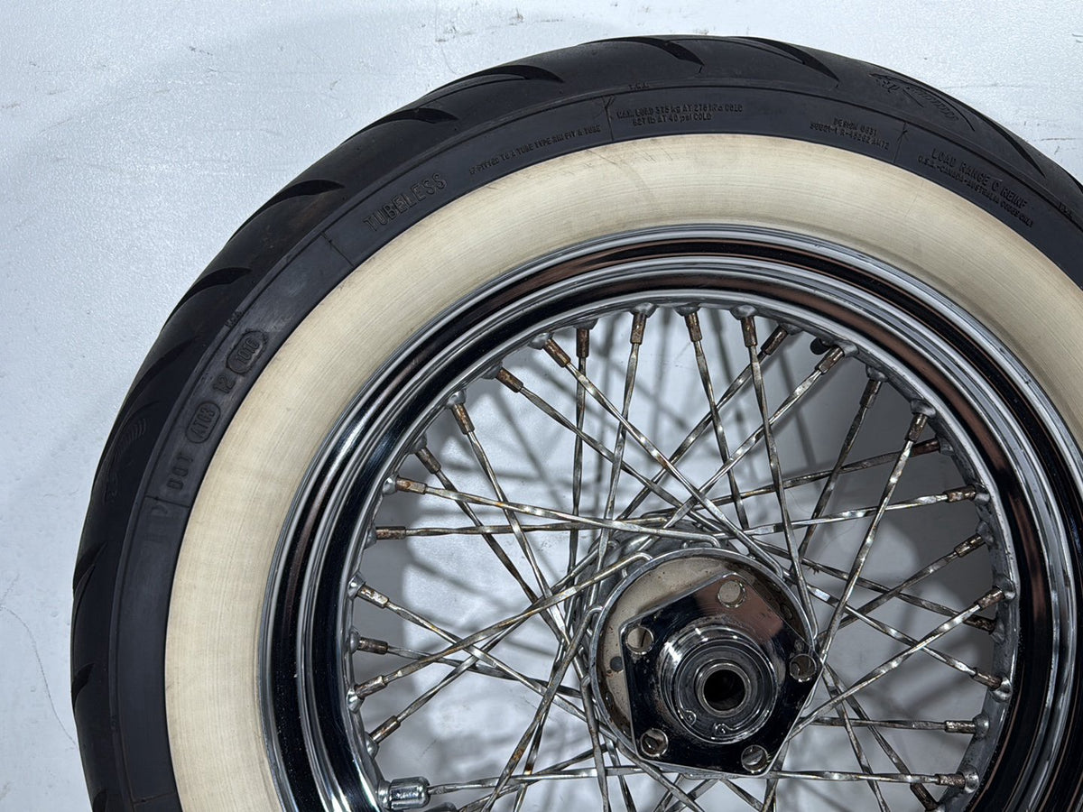 1990 Harley Electra Glide Touring Front Rear Wheel Rim Tire Spoked MT90B16 16"
