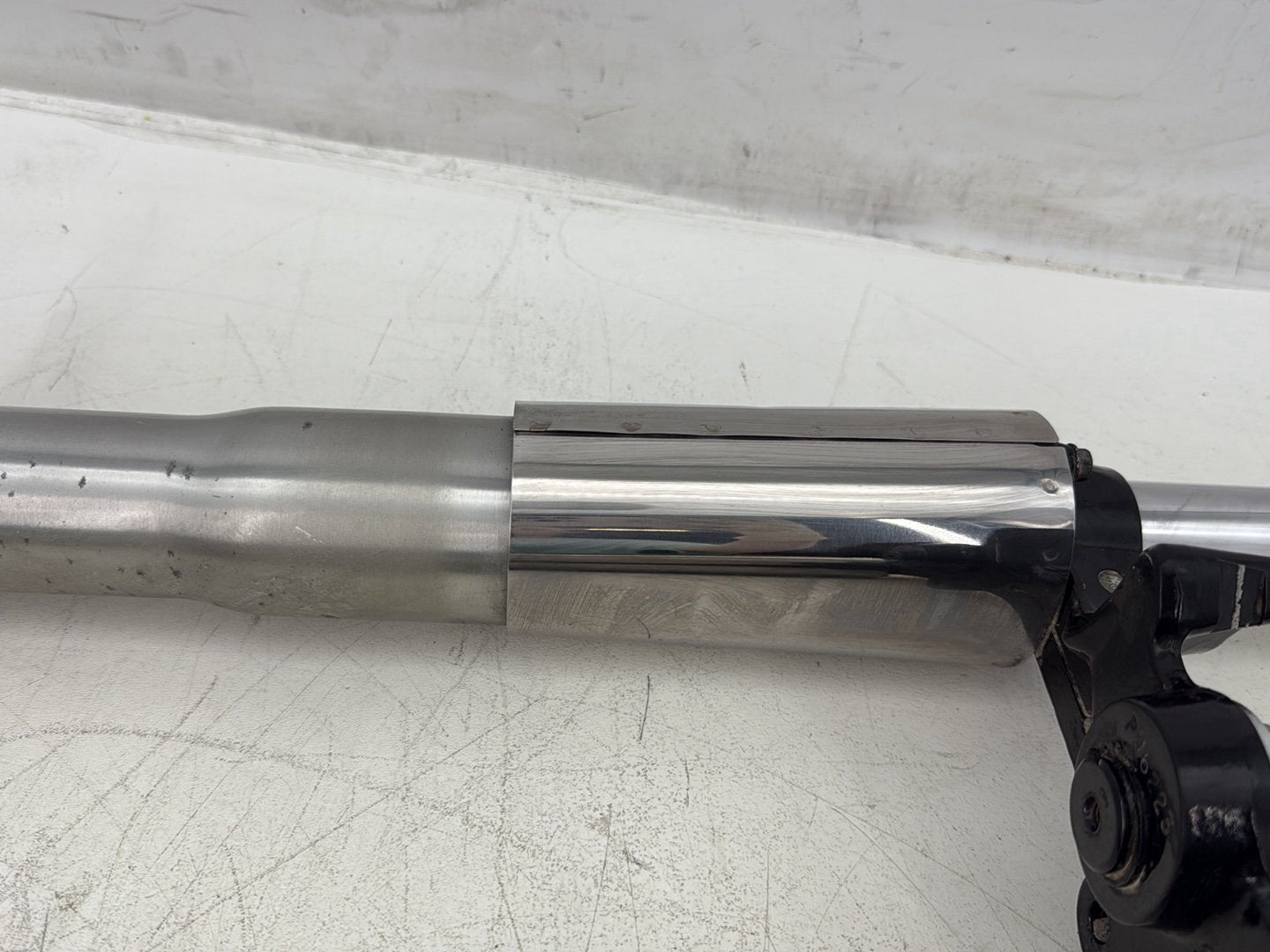 2000 Harley Softail FLSTC Heritage Classic OEM Front Triple Tree Set & LH RH Fork Legs Sliders