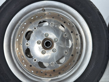 2012 Harley Dyna FXDF Fat Bob OEM Front & Rear Wheel Rim Tire