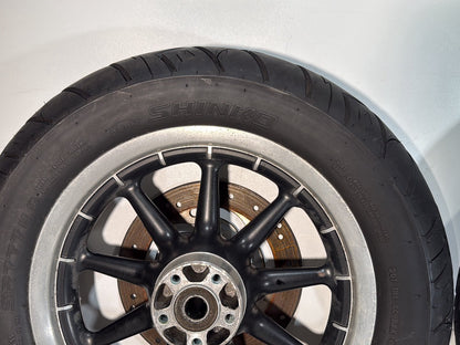 2007 - 2012 Harley-Davidson Touring Electra Glide Ultra Front & Rear Wheel Rim Tire 43402-00B