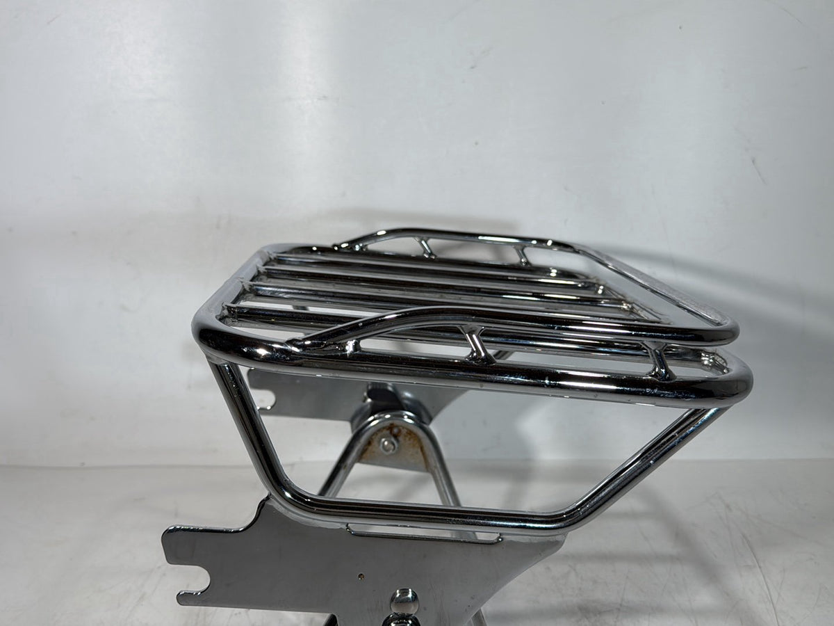 08 Harley Touring Electra Glide Ultra Rear Back Luggage Rack Storage Baggage Bar
