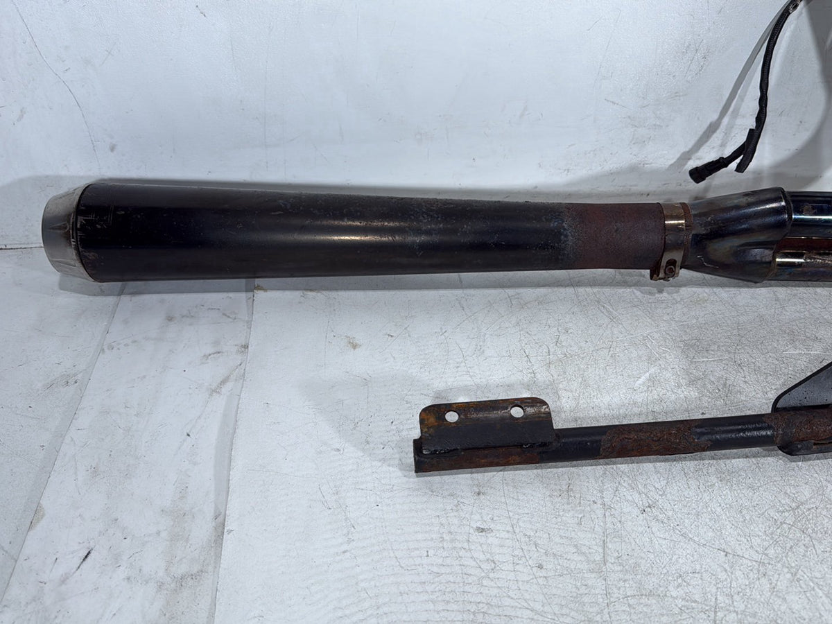 2007 Harley Dyna Street Bob FXDB Exhaust Header Pipe Muffler 2 into 1 BASSANI