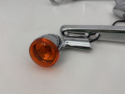 2003 Harley Sportster XL1200C 1200 Custom Anniversary OEM Rear Left Right Fender Struts Bracket & Turn Signal
