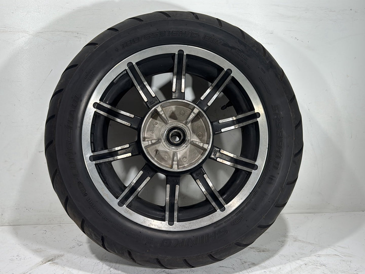 15 Harley Electra Glide Touring Ultra Low OEM Rear Wheel Rim Tire 180/65B16 16"
