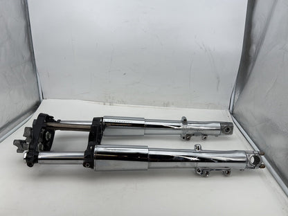 2013 Harley Street Glide Touring FLHX OEM Front Triple Tree Set & LH RH Fork Legs Sliders